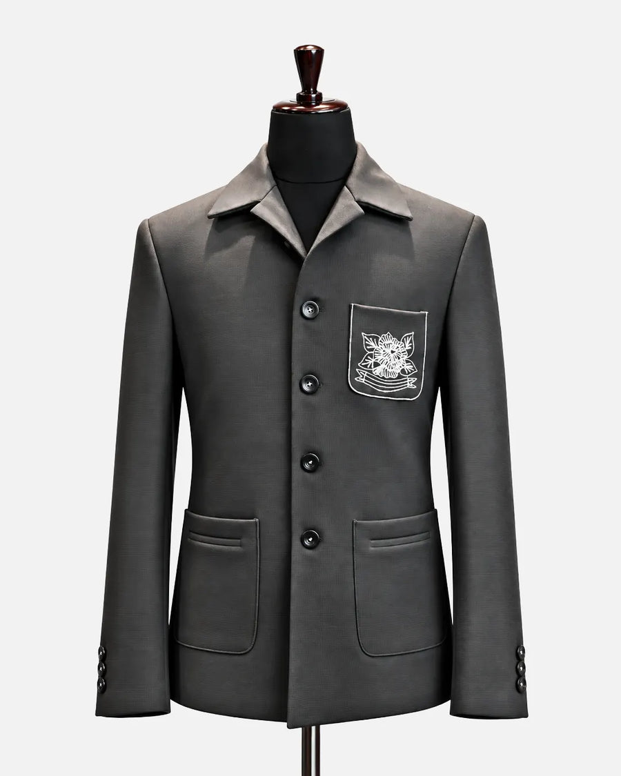 Black Embroidered Designer Blazer - Desire by Bharat Ahuja