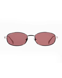 Rose tint slim metal frame sunglasses for men - Desire by Bharat Ahuja