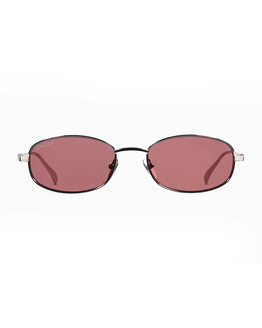 Rose tint slim metal frame sunglasses for men - Desire by Bharat Ahuja - Desire by Bharat Ahuja