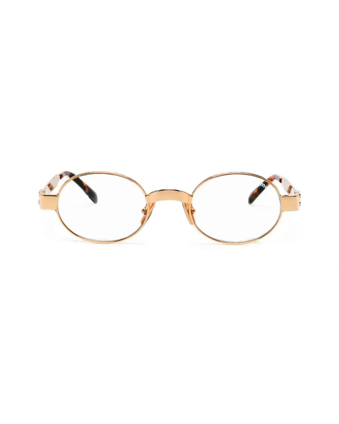 Round Gold-Tone Optical Glasses