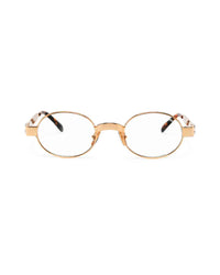Round Gold-Tone Optical Glasses