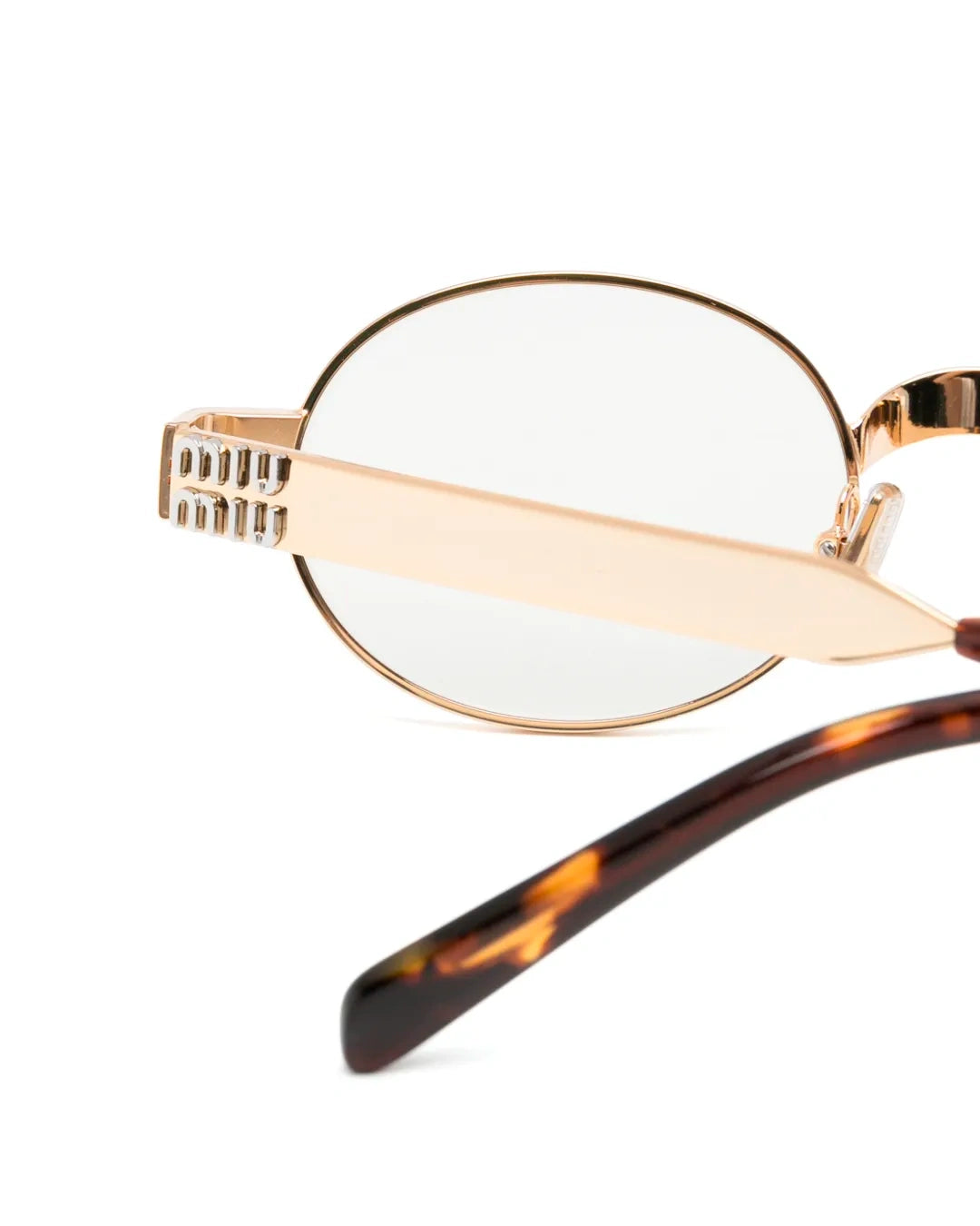 Round Gold-Tone Optical Glasses
