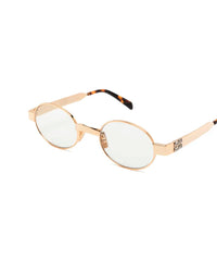 Round Gold-Tone Optical Glasses