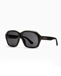 Oversized Square Sunglasses – Black & Smoke