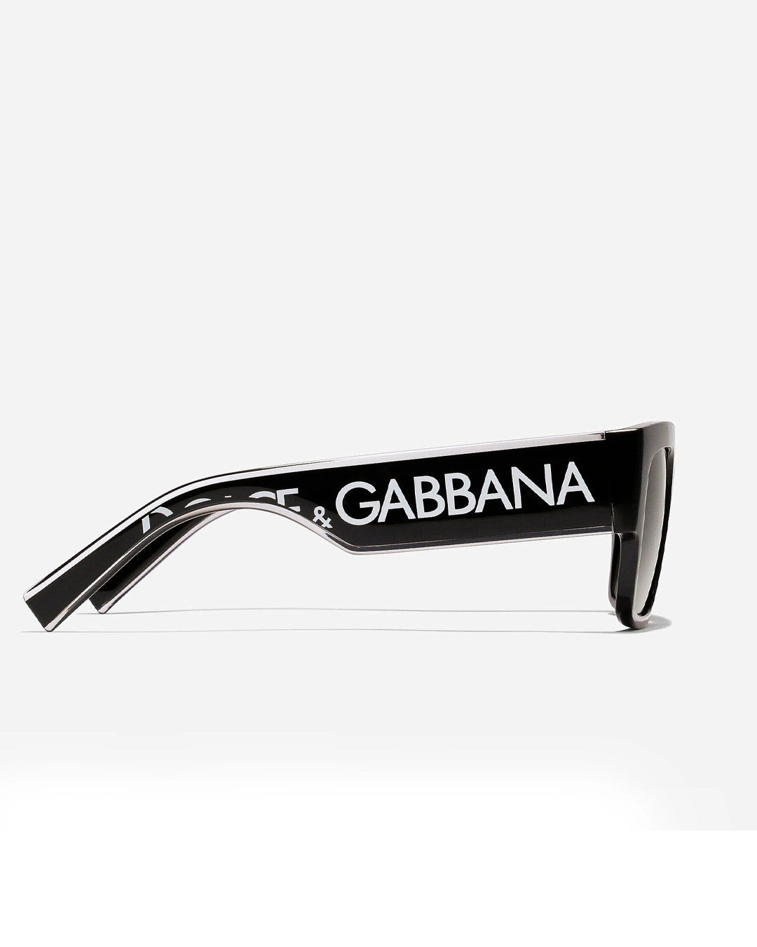 Oversized Square Sunglasses – Glossy Black & Smoke
