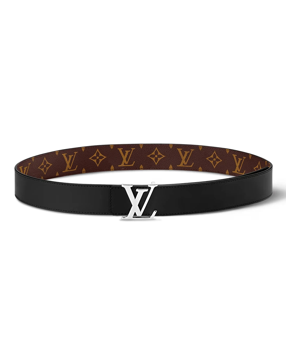 LV Reversible Monogram Belt – Black & Brown