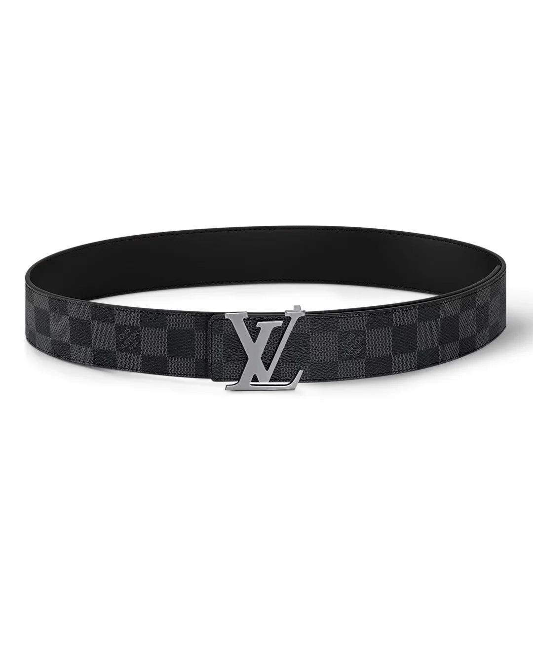 LV Damier Reversible Belt – Black & Grey
