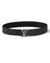 LV Damier Reversible Belt – Black & Grey