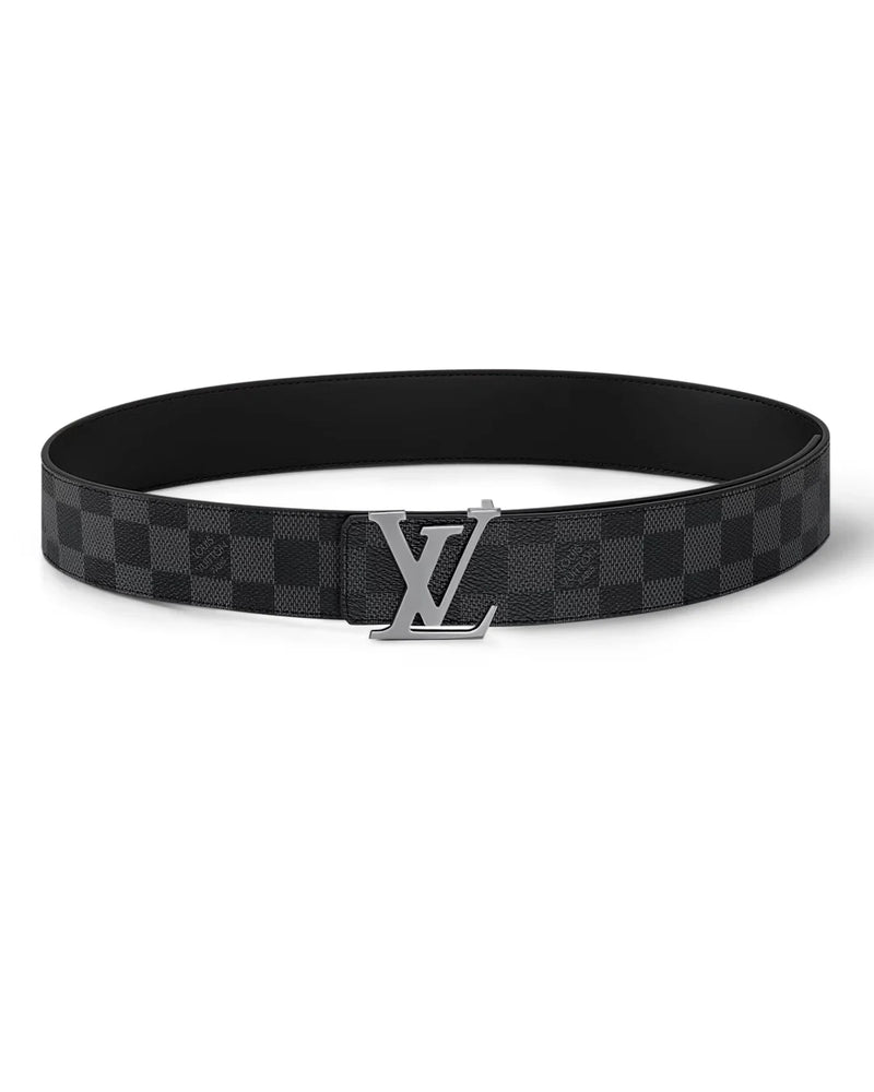 LV Damier Reversible Belt – Black & Grey