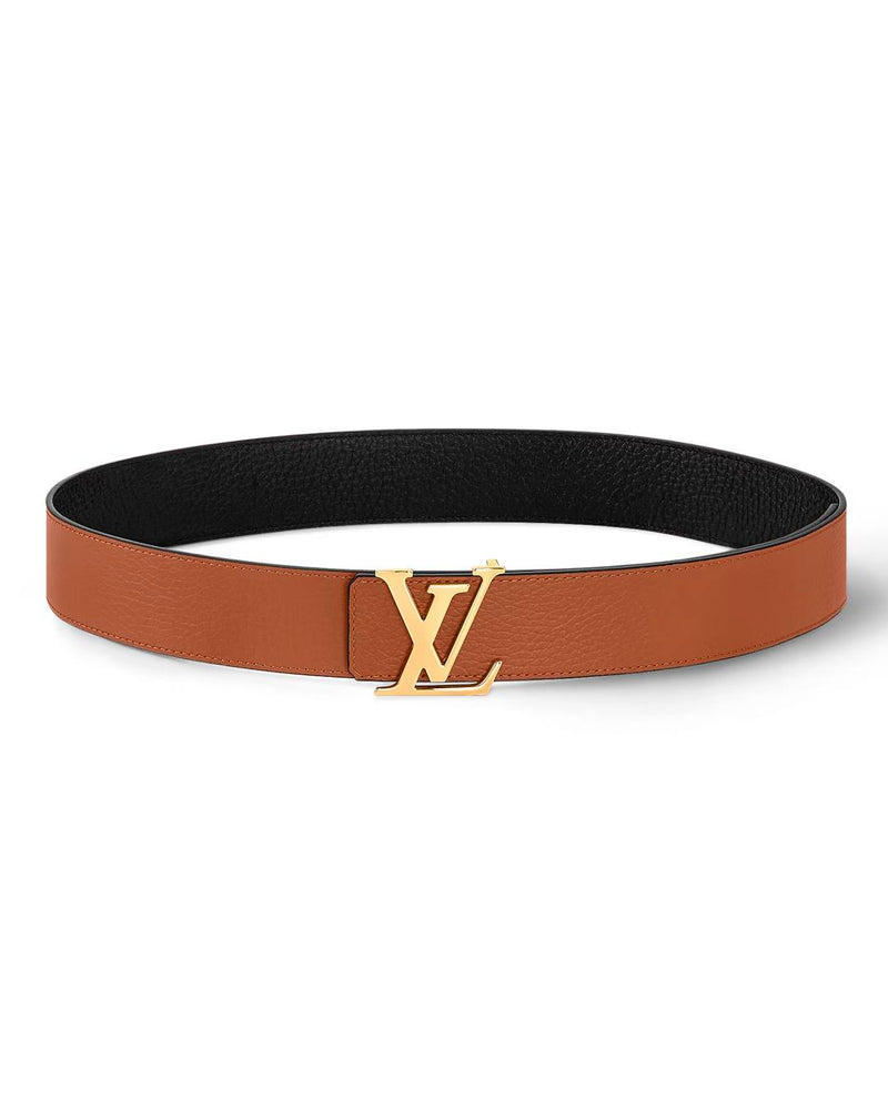 LV Reversible Leather Belt – Black & Brown