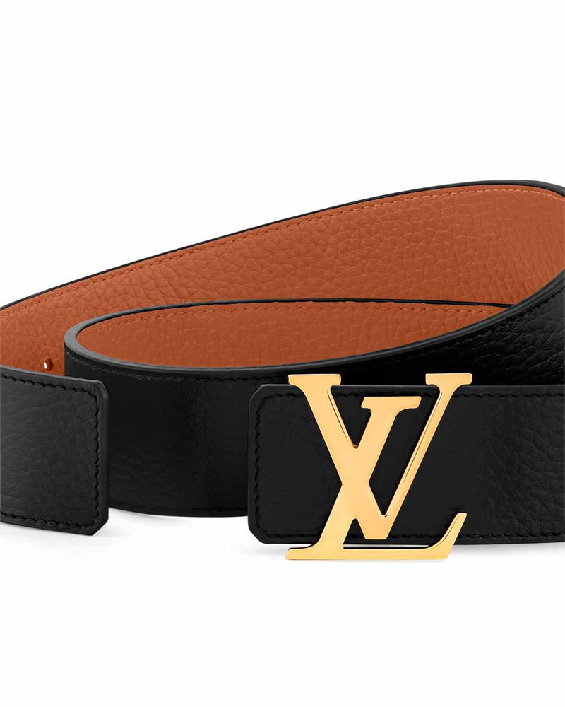 LV Reversible Leather Belt – Black & Brown