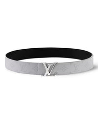 LV Monogram Belt – White & Silver