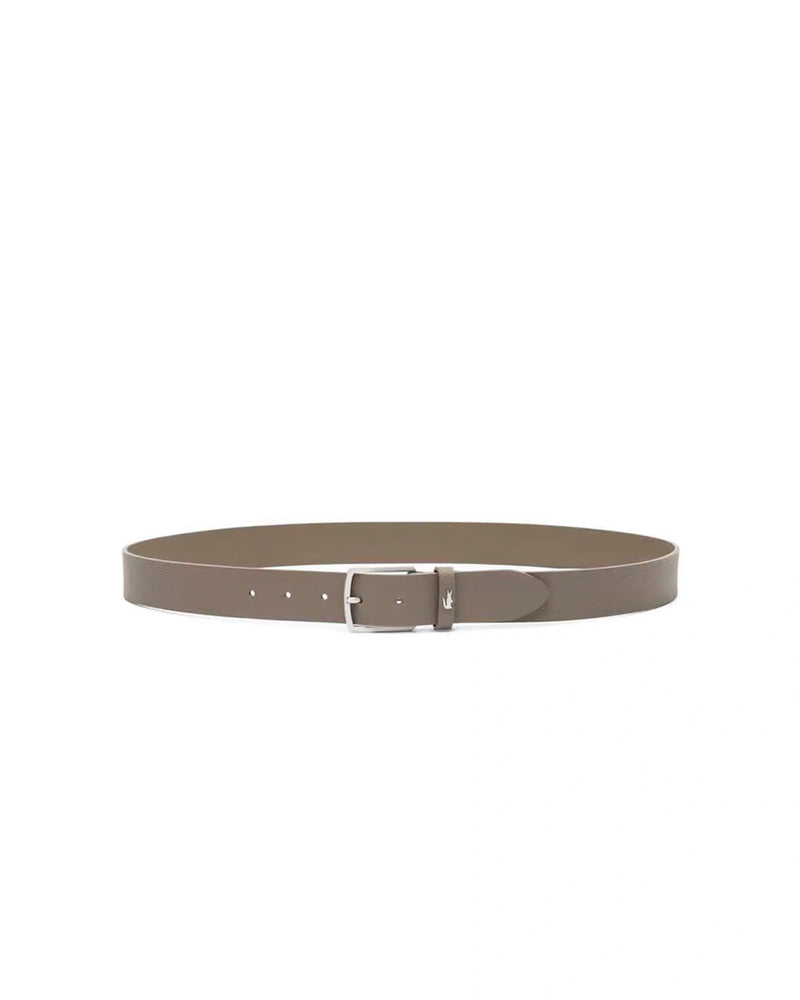 Lacoste Leather Belt – Taupe