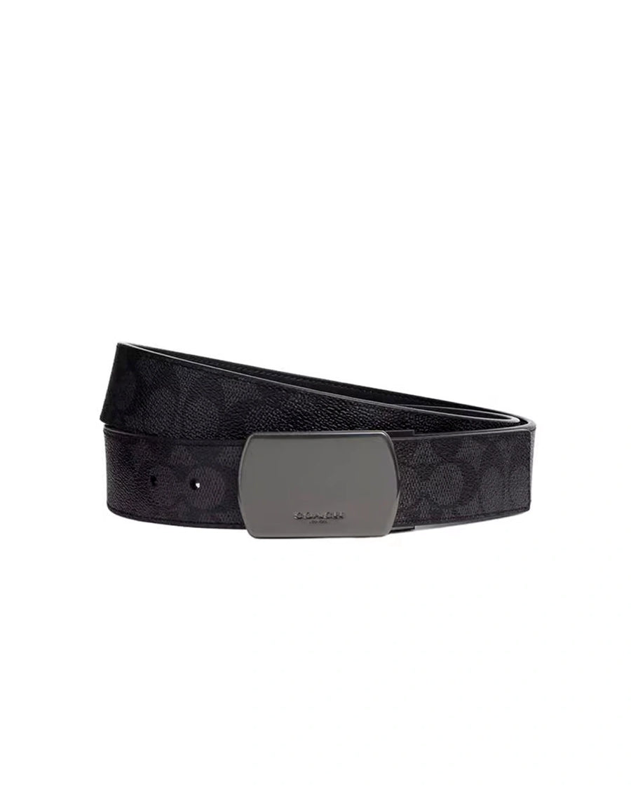 Coach Signature Buckle Belt – Black - Desire by Bharat Ahuja