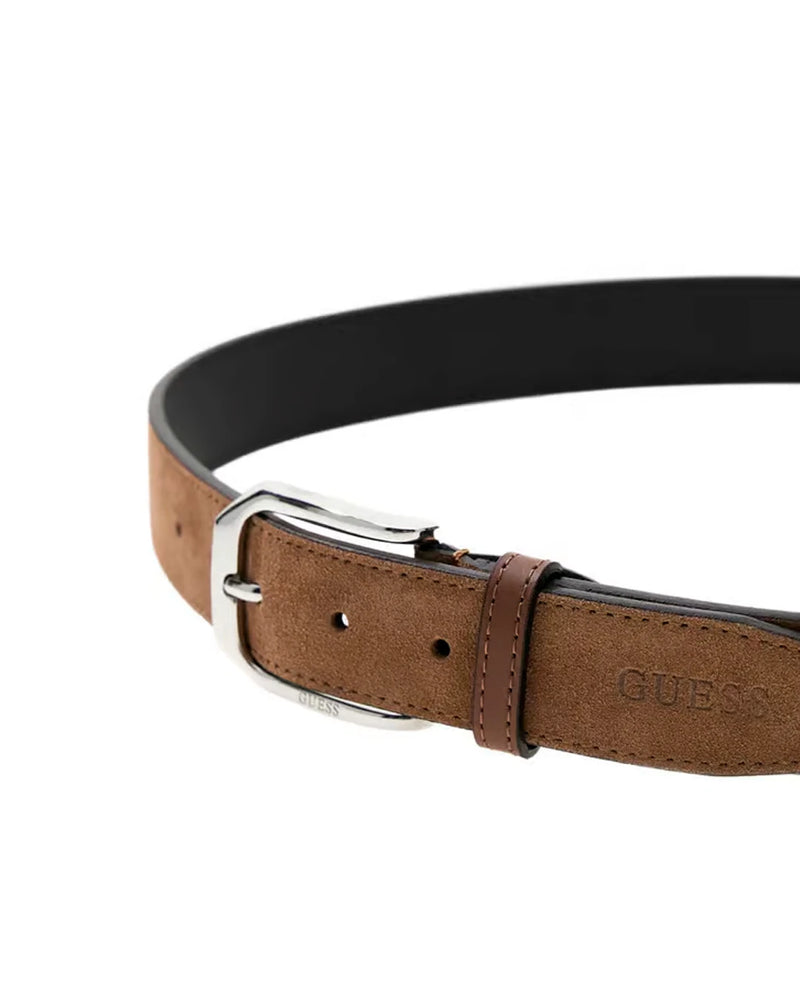 Guess Classic Buckle Belt – Brown