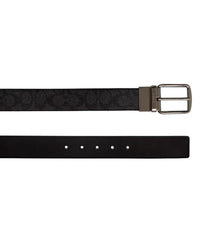 Coach Signature Reversible Buckle Belt – Black