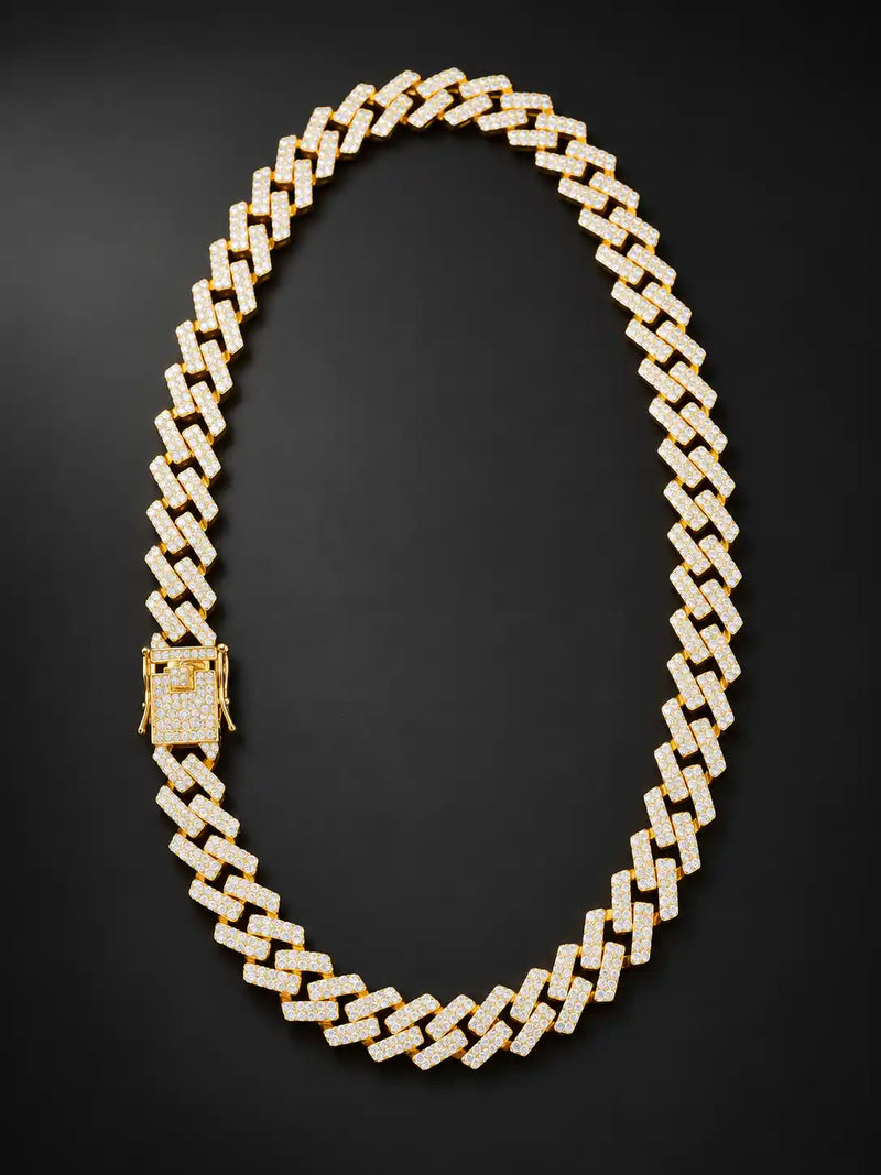Iced Gold Link Chain