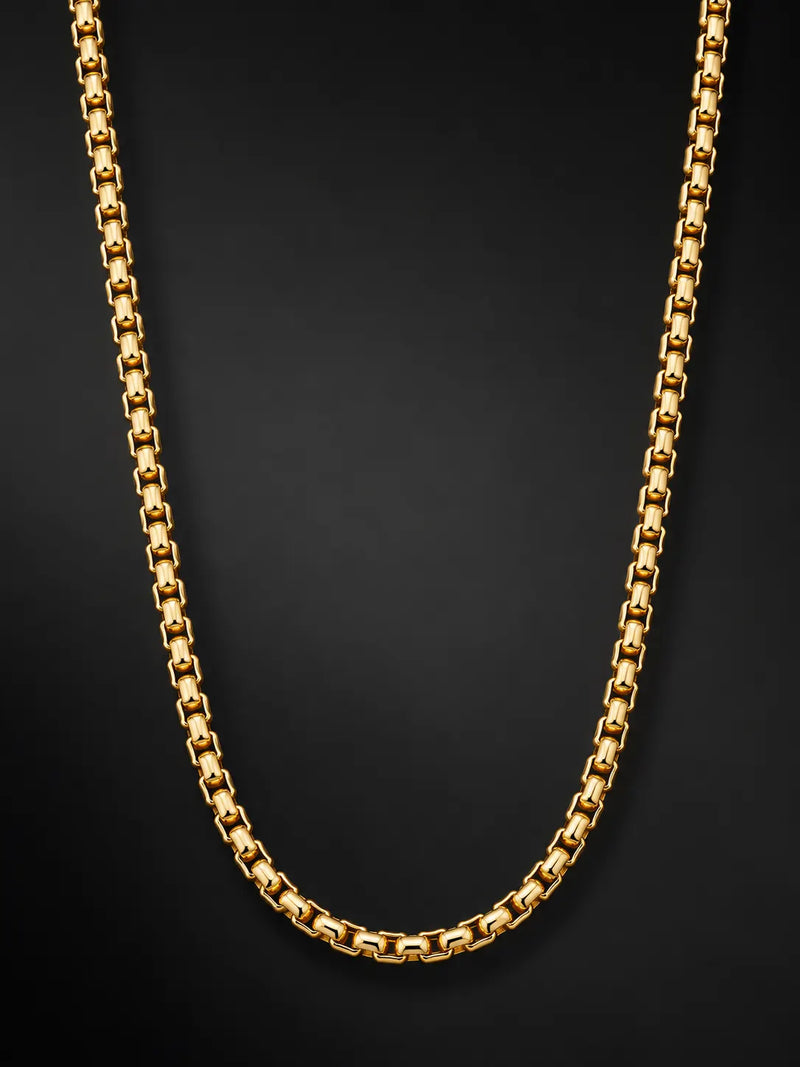 Gold Box Link Chain