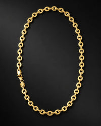 Gold Round Link Chain