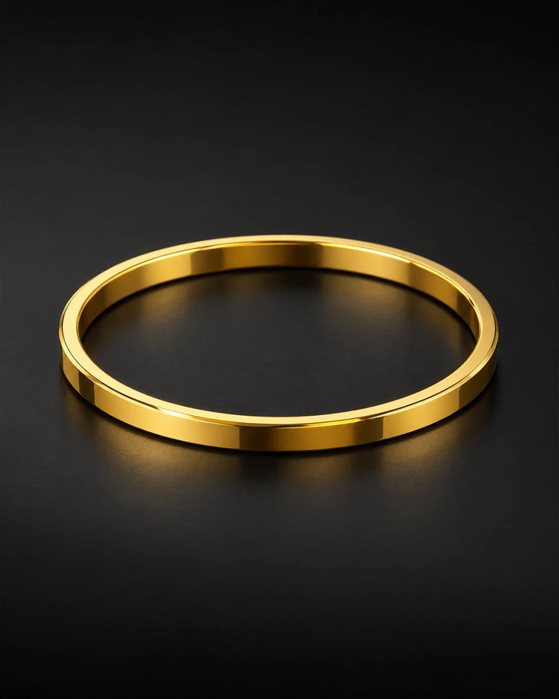 Minimal Gold Men's Bangle