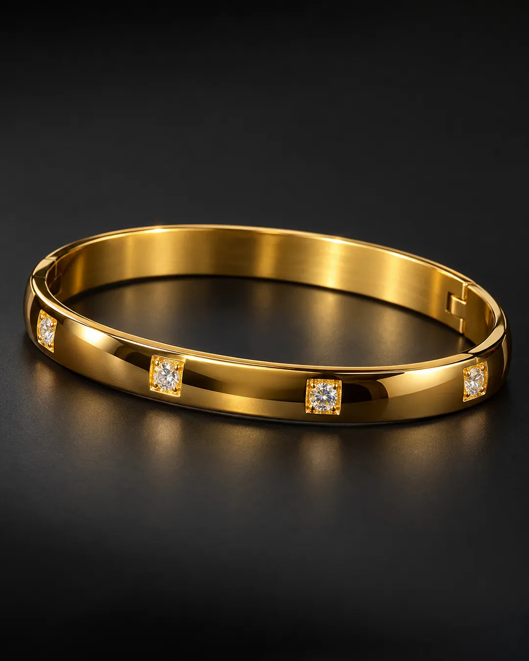 Gold Crystal Ring