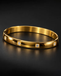 Gold Crystal Ring