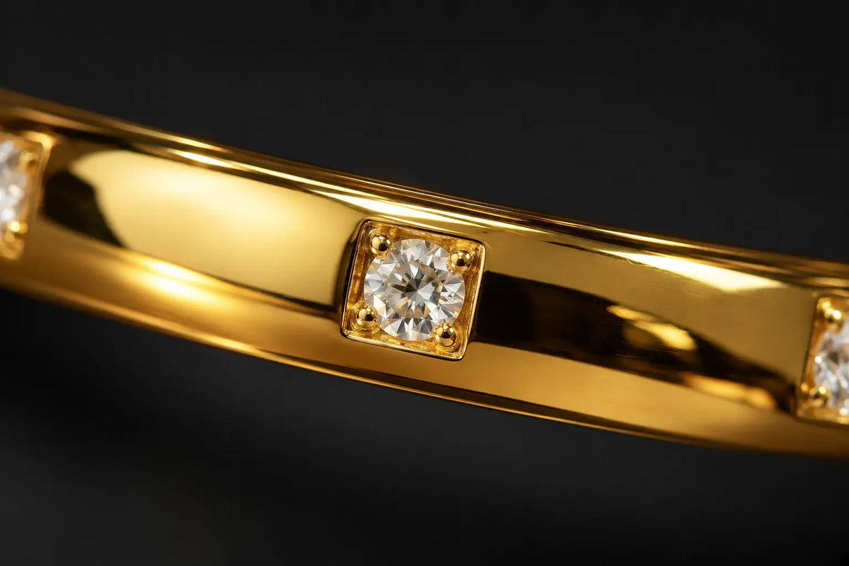 Gold Crystal Ring
