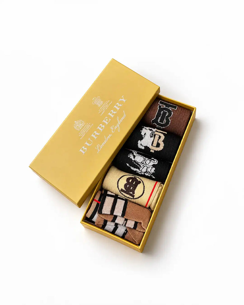Burberry Logo Socks Gift Box Set
