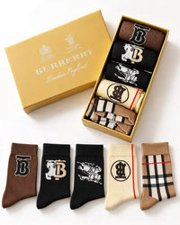 Burberry Logo Socks Gift Box Set