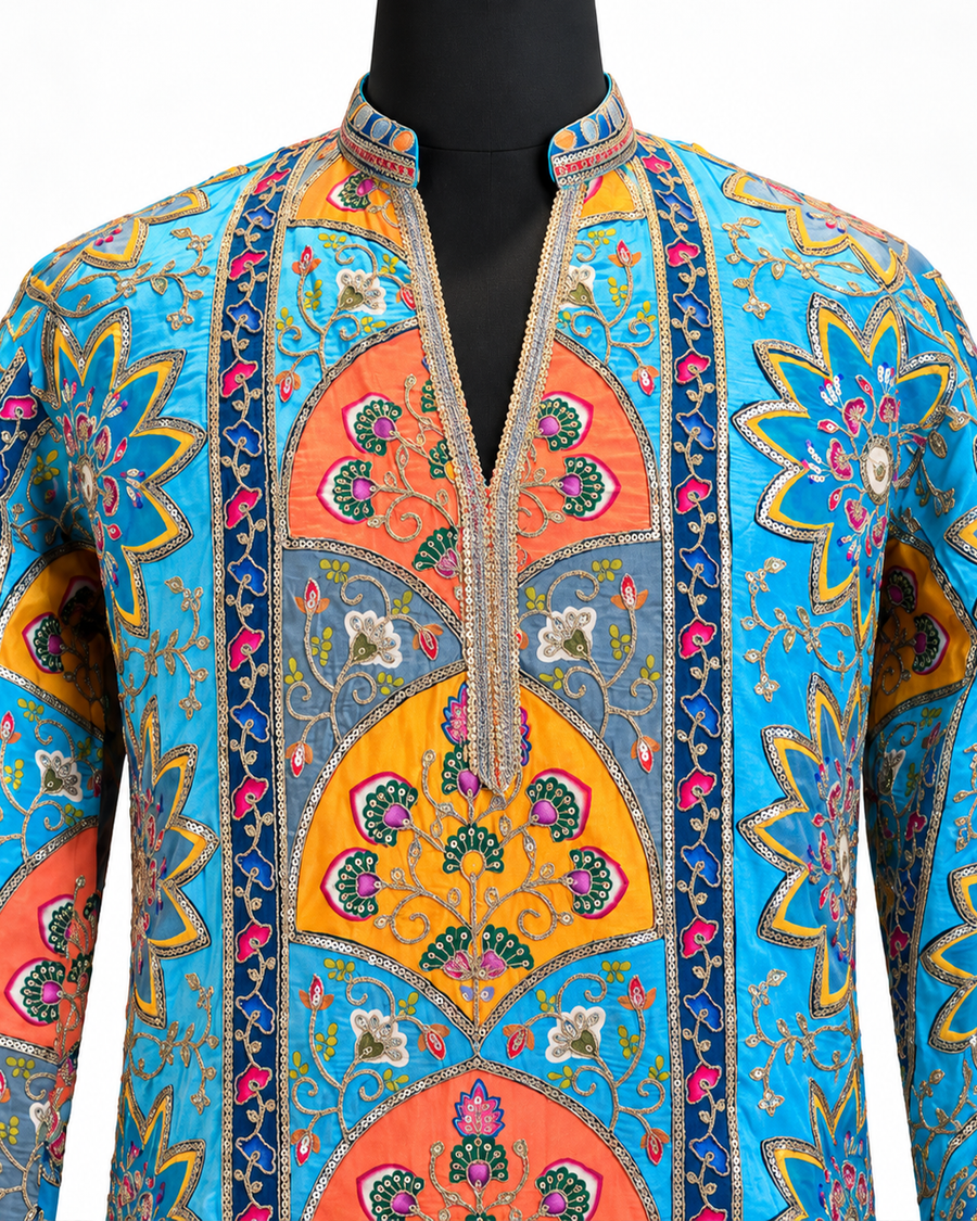 Short Kurta with Pant - Desire by Bharat Ahuja