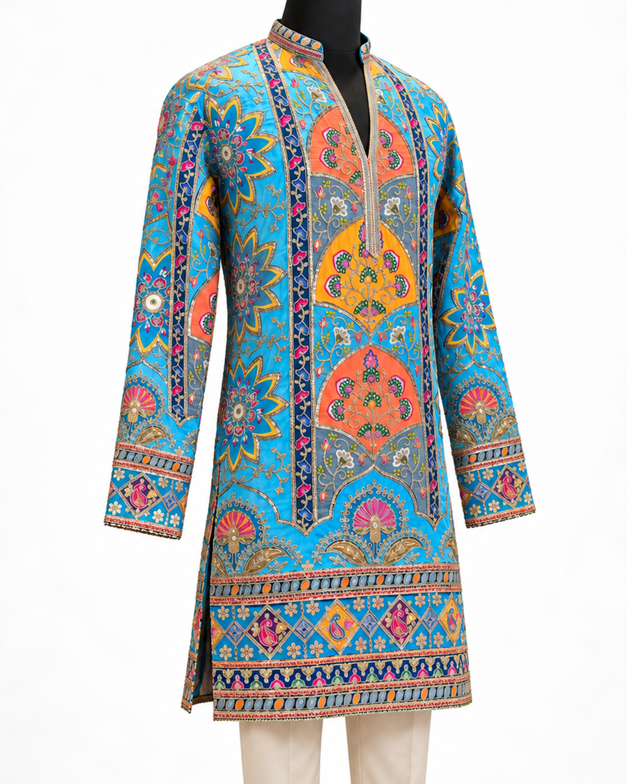 Short Kurta with Pant - Desire by Bharat Ahuja