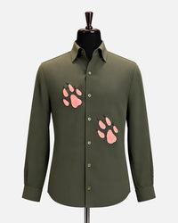 Olive Paw Designer Shirt