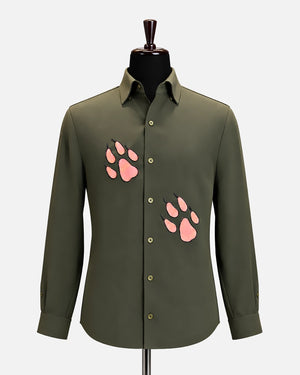 Olive Paw Designer Shirt