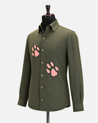 Olive Paw Designer Shirt