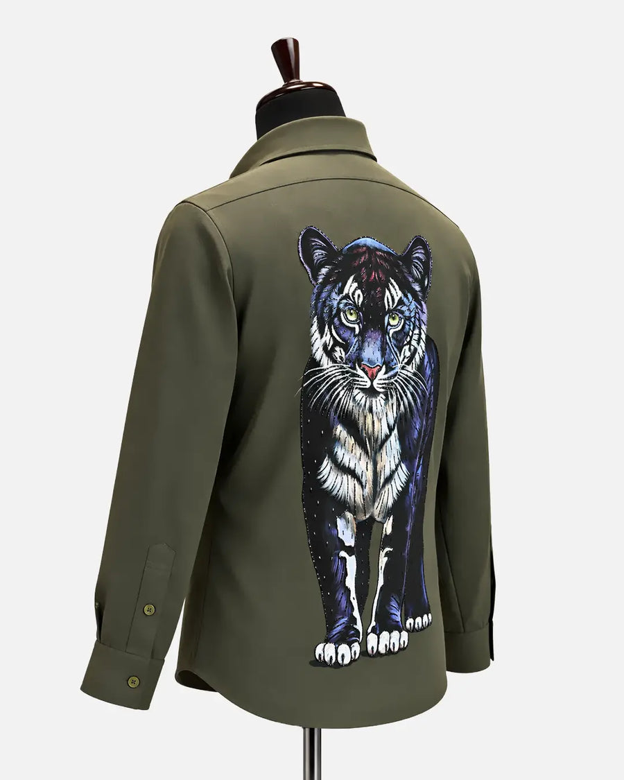 Olive Paw Designer Shirt - Desire by Bharat Ahuja