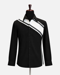 Black Contrast Designer Shirt