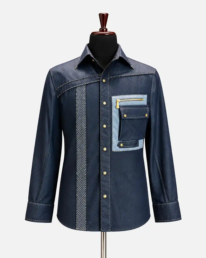 Navy Utility Designer Shirt