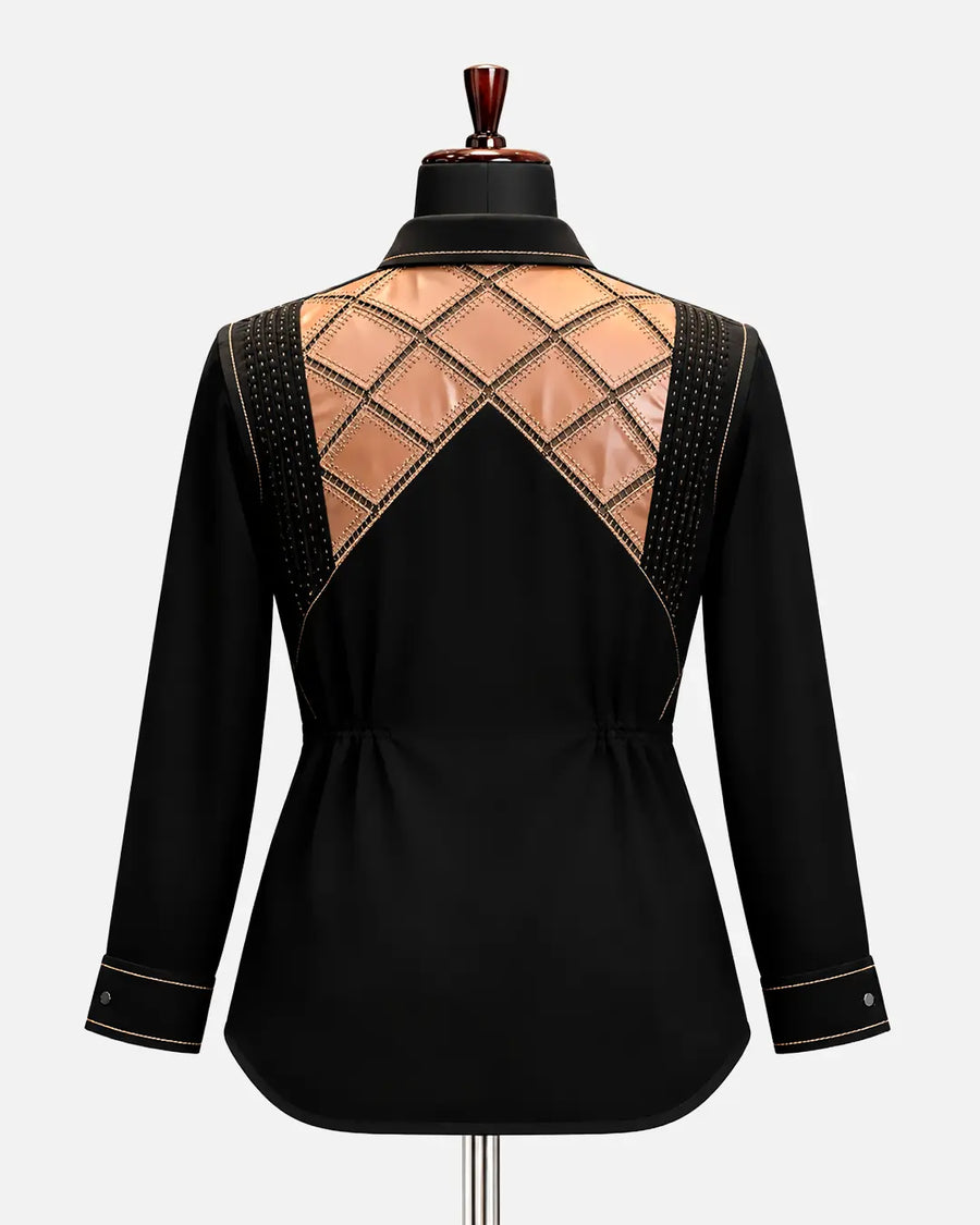 Embellished Black Shacket - Desire by Bharat Ahuja