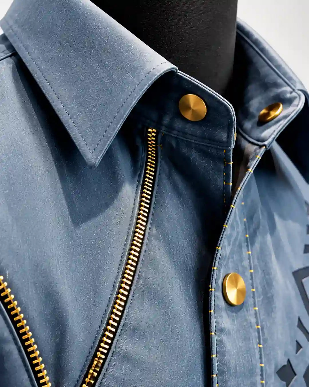 Laser-Cut Zip Detail Shacket