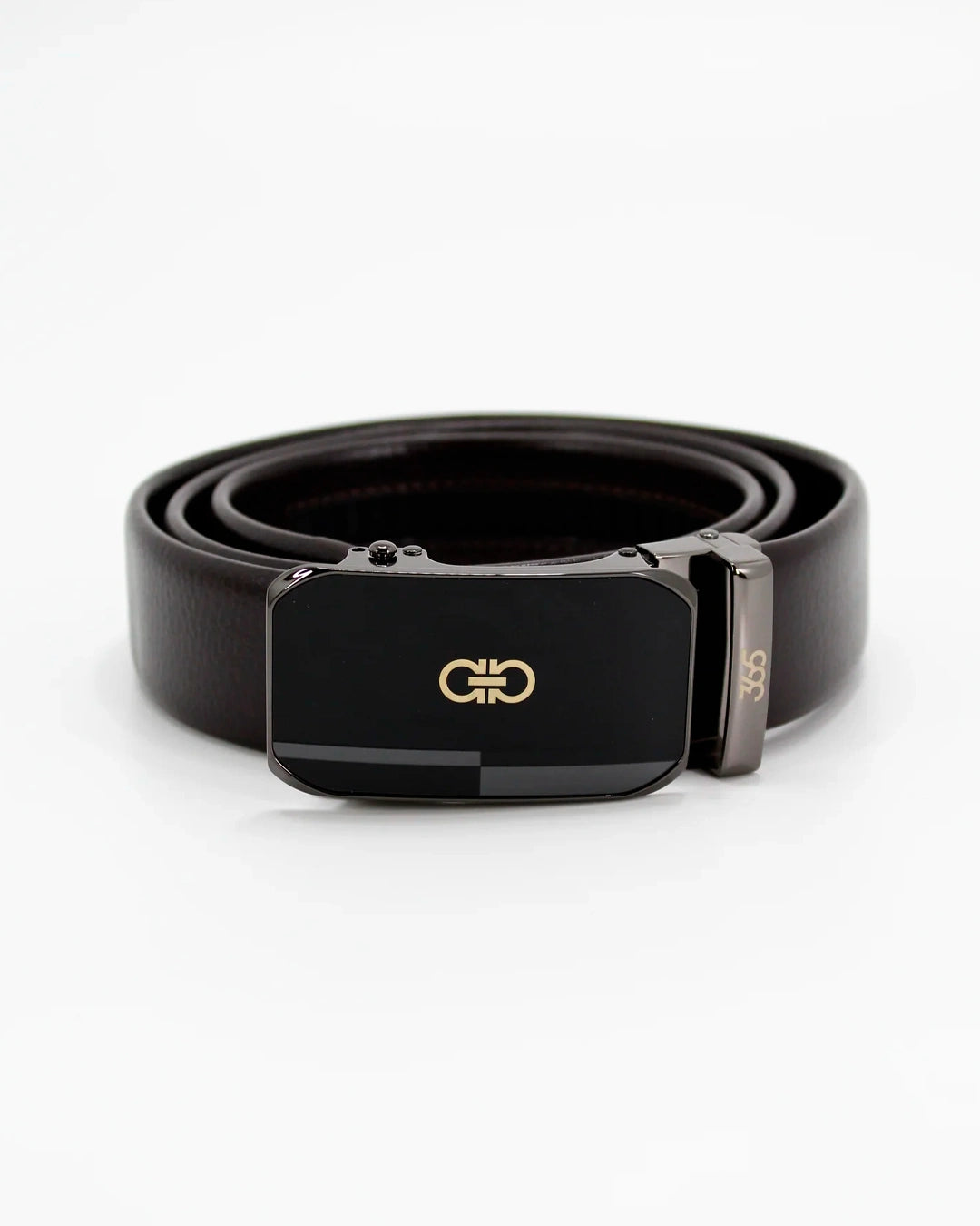 Premium Black Leather Automatic Buckle Belt